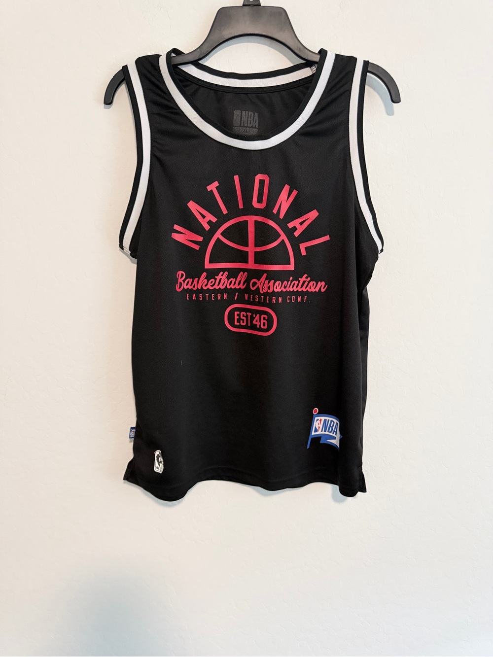 NBA Black & Pink National Basketball Association Graphic Tank
